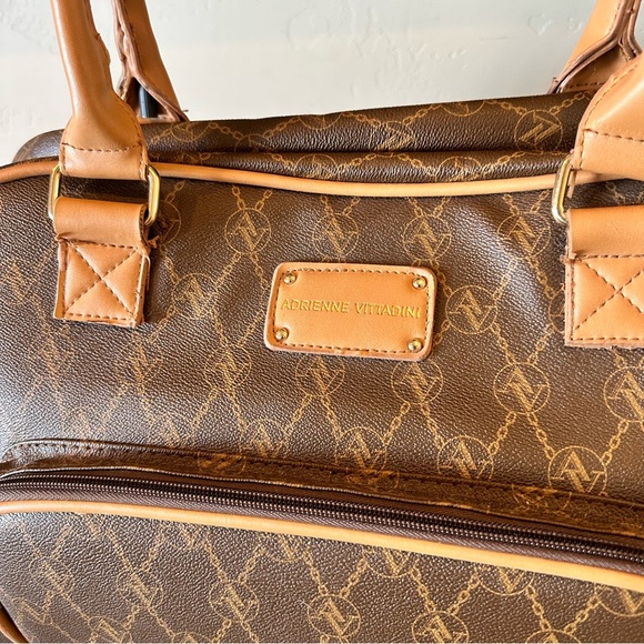 Adrienne Vittadini Travel Luggage Duffle 22” Wheels and Pull Handle - Picture 2 of 11